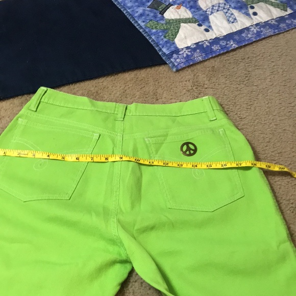 ⚡️FINAL PRICE⚡️ Moschino/Moschino Jeans Rare Vintage Lime Green Jeans - Picture 4 of 16